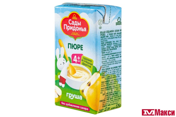 ПЮРЕ "САДЫ ПРИДОНЬЯ" ФРУКТОВОЕ 125Г (САДЫ ПРИДОНЬЯ)(груша)