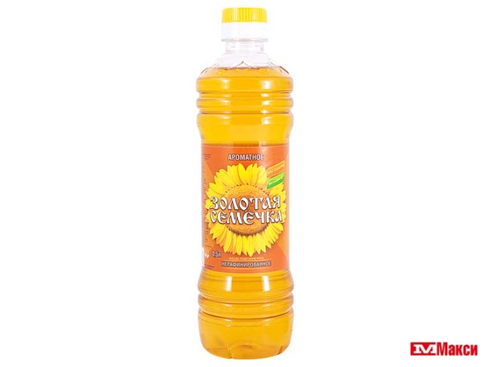 МАСЛО ПОДСОЛНЕЧНОЕ "ЗОЛОТАЯ СЕМЕЧКА" АРОМАТНОЕ НЕРАФИНИРОВАННОЕ 0,5Л ПЛ/Б (ЮГ РУСИ)