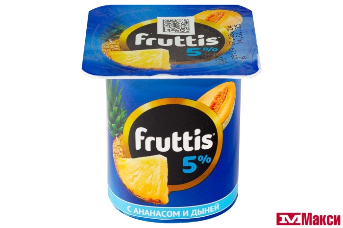 ПРОДУКТ ЙОГУРТНЫЙ "ФРУТТИС" СЛИВОЧНЫЙ 5% 115Г (CAMPINA) (БЗМЖ)(персик-маракуйя; ананас-дыня)