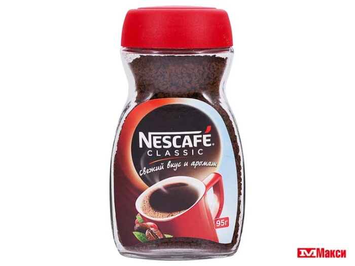 КОФЕ РАСТВОРИМЫЙ "NESCAFE" CLASSIC 95ГР СТ/Б (NESTLE)