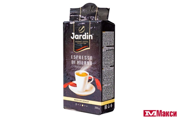 КОФЕ МОЛОТЫЙ "JARDIN" ESPRESSO STILE DI MILANO 250Г (ОРИМИ-ТРЭЙД)