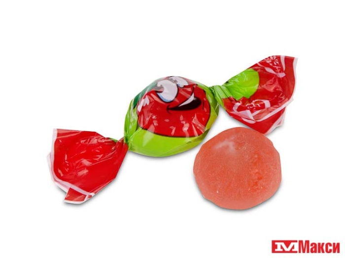 КОНФЕТЫ ЖЕЛЕЙНЫЕ С НАЧИНКОЙ "ЖИВИНКА" ВКУС КЛУБНИКА С ЙОГУРТОМ 1КГ (КОНТИ)