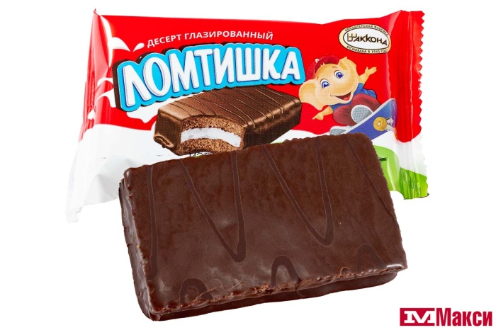 БИСКВИТ  "ЛОМТИШКА" В ГЛАЗУРИ (АККОНД)