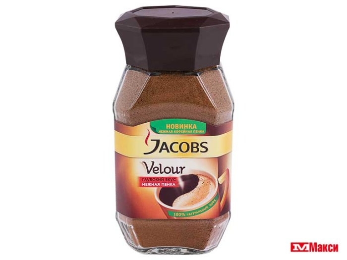 КОФЕ РАСТВОРИМЫЙ ПОРОШКООБРАЗНЫЙ "MONARCH" VELOUR 95Г СТ/Б (JDE)