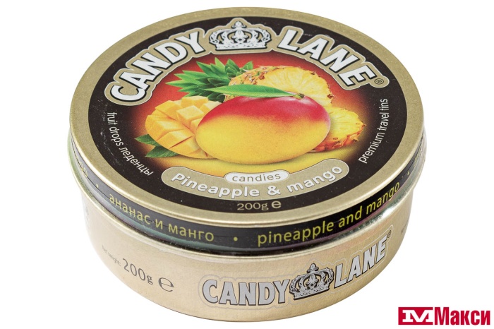 ЛЕДЕНЦЫ "CANDY LANE" 200Г Ж/Б (ЭВР)(ананас и манго)