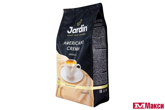 КОФЕ В ЗЕРНАХ (ОРИМИ-ТРЭЙД) "JARDIN" AMERICANO CREMA 1000Г 