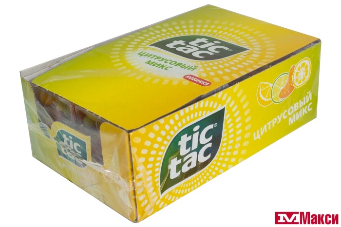 ДРАЖЕ "ТИК-ТАК" 16Г (FERRERO)(цитрусовый микс)