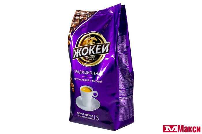КОФЕ В ЗЕРНАХ (ОРИМИ-ТРЭЙД) "ЖОКЕЙ" ТРАДИЦИОННЫЙ 900Г