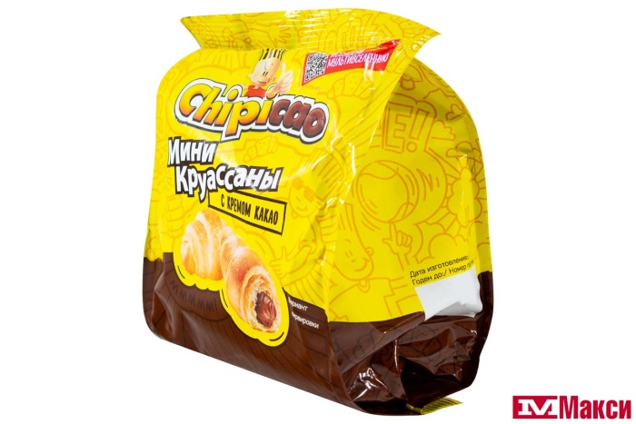 КРУАССАНЫ "CHIPICAO" МИНИ КАКАО 50Г