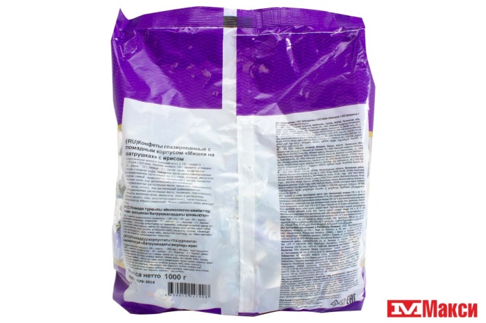 ШОКОЛАДНЫЕ КОНФЕТЫ "МИШКИ НА ВАТРУШКАХ" С ИРИСОМ 1КГ (НЕВСКИЙ КОНДИТЕР)