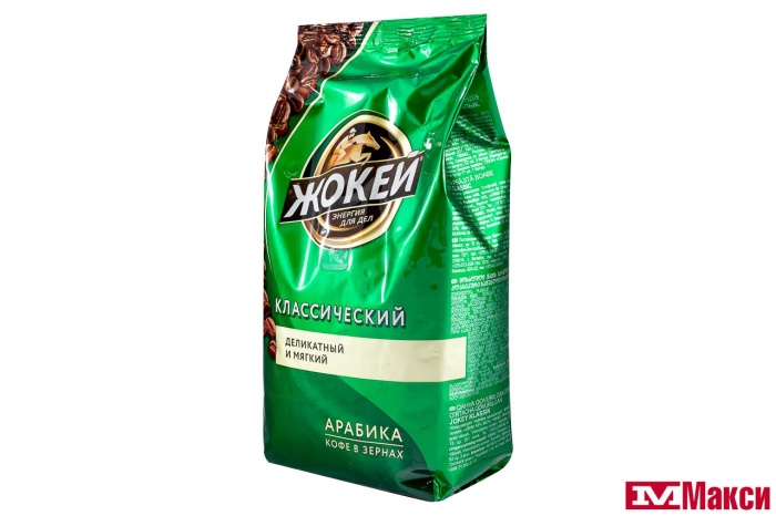 КОФЕ В ЗЕРНАХ (ОРИМИ-ТРЭЙД) "ЖОКЕЙ" КЛАССИЧЕСКИЙ 900Г (1281)