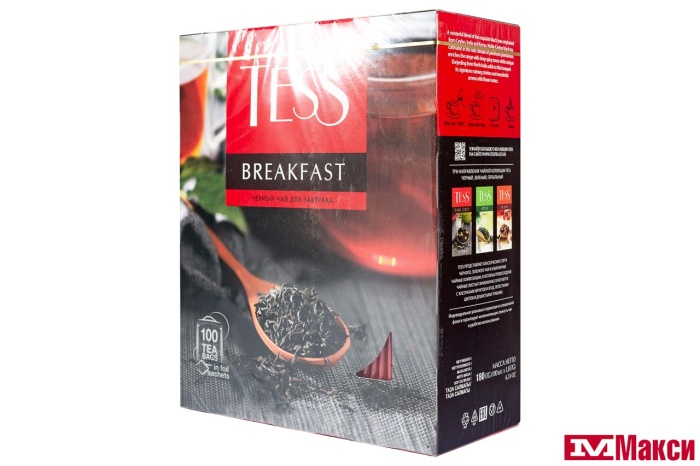 ЧАЙ  "TESS" BREAKFAST ЧЕРНЫЙ 100 ПАК. (ОРИМИ-ТРЭЙД)