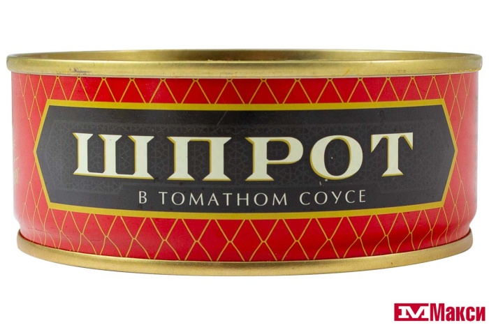 ШПРОТЫ КОПЧЕНЫЕ "ЗА РОДИНУ" В ТОМАТНОМ СОУСЕ 240Г Ж/Б КЛЮЧ