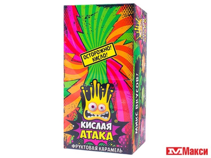 КАРАМЕЛЬ "КИСЛАЯ АТАКА" 40ГР (ЭВРИКА)
