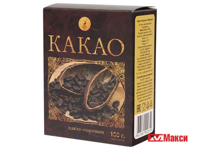 КАКАО-ПОРОШОК "ФАВОРИТ" 100Г