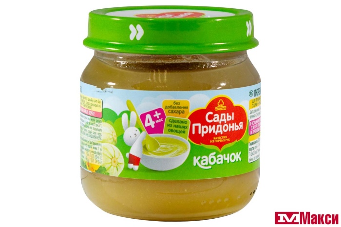 ПЮРЕ "САДЫ ПРИДОНЬЯ" ОВОЩНОЕ 80Г В АССОРТИМЕНТЕ(кабачок)