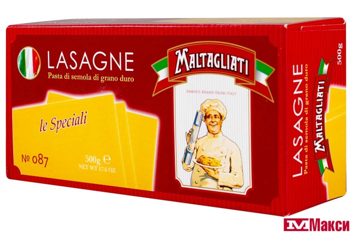 МАК.ИЗД. "MALTAGLIATI" ЛАЗАНЬЯ 500Г