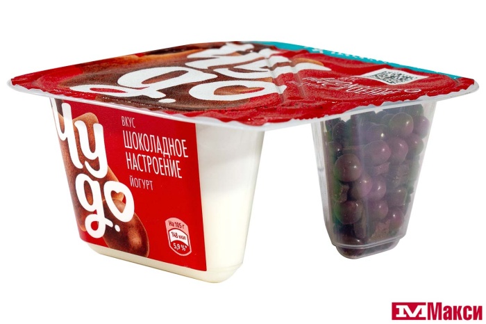 ЙОГУРТ "ЧУДО" ХРУСТЯЩИЙ ДЕСЕРТ 105Г (ВБД) (БЗМЖ)(шоколадное настроение 4%)