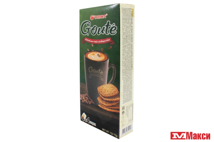 ПЕЧЕНЬЕ "GOUTE COFFEE" 72Г (ОРИОН)
