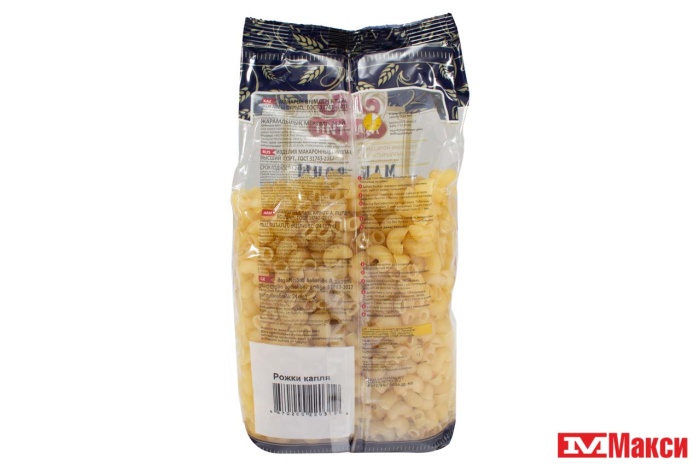 МАК.ИЗД. "МАРТИН" РОЖКИ КАПЛЯ 400Г