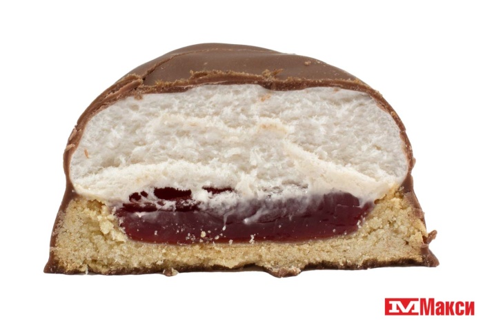 ДЕСЕРТ "МИШАНЯ" С МАЛИНОВЫМ ВАРЕНЬЕМ (ДОНКО)