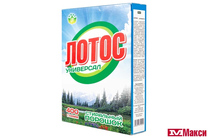 ПОРОШОК СТИР."ЛОТОС" УНИВЕРСАЛ ФЛОРА 400Г