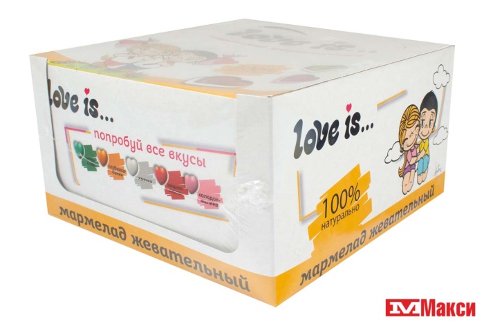 ЖЕВАТЕЛЬНЫЙ МАРМЕЛАД "LOVE IS" 20Г (ЖУЙМИКСИК)(вишня-лимон)