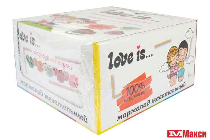 ЖЕВАТЕЛЬНЫЙ МАРМЕЛАД "LOVE IS" 20Г (ЖУЙМИКСИК)(клубника-банан)