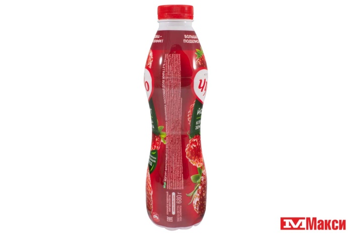 ЙОГУРТ ПИТЬЕВОЙ "ЧУДО" 1,9% 680Г (ВБД) (БЗМЖ) (клубника-земляника)