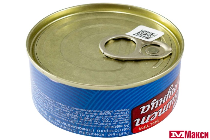 ПАШТЕТ (ВКУСНЫЕ КОНСЕРВЫ) ИЗ ТУНЦА 100Г Ж/Б КЛЮЧ