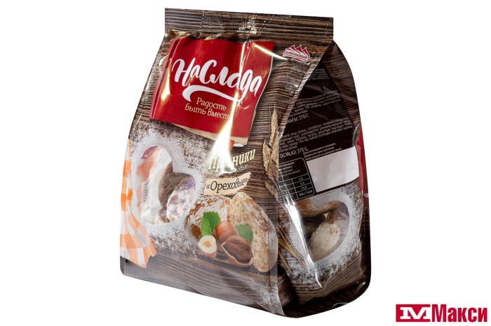 ПРЯНИКИ "ОРЕХОВЫЕ" 370Г (НАСЛАДА)