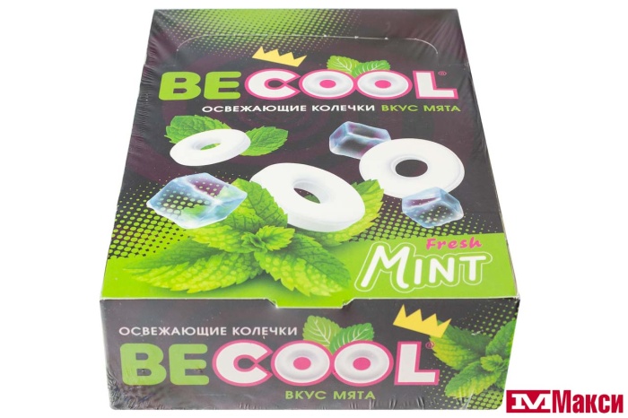 КОНФЕТА "BE COOL" МЯТНЫЕ КОЛЕЧКИ 30Г (ЭВРИКА)