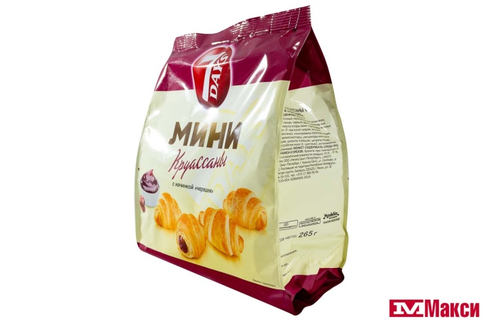 КРУАССАНЫ "7 DAYS" МИНИ 265Г(черешня)