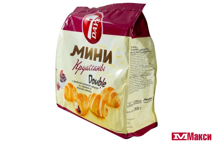 КРУАССАНЫ "7 DAYS" МИНИ 265Г(вишня-ваниль)