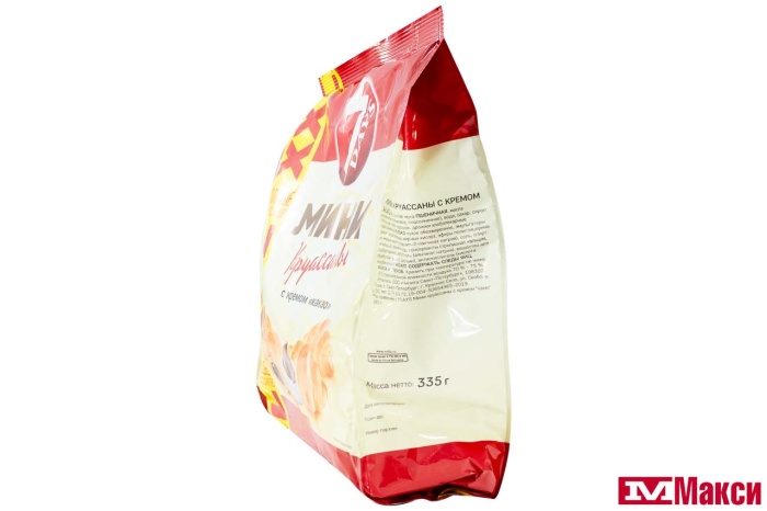 КРУАССАНЫ "7 DAYS" МИНИ C КРЕМОМ КАКАО 335Г