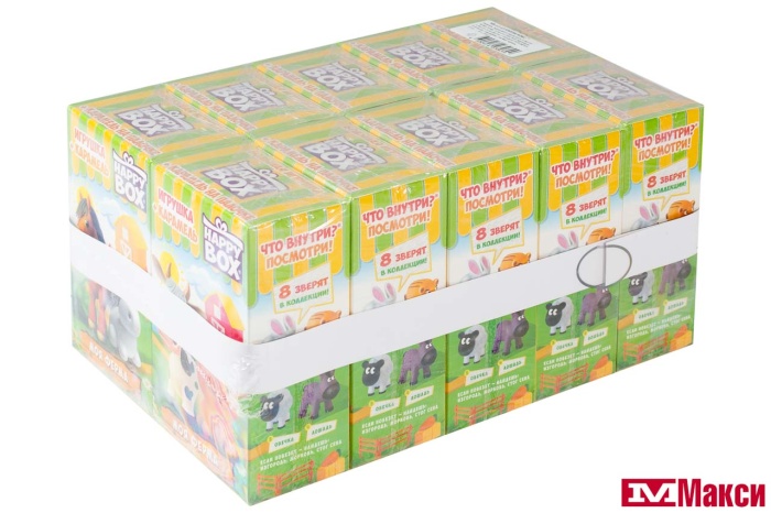 КАРАМЕЛЬ "HAPPY BOX" МОЯ ФЕРМА + ИГРУШКА 30Г (ЭВРИККА)