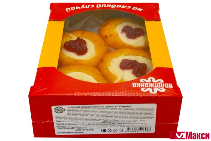 ИЗДЕЛИЕ ХЛЕБОБУЛОЧНОЕ "ОТРАДА" 300Г (ВОЛОГЖАНКА) 