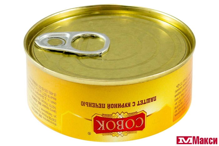 ПАШТЕТ С КУРИНОЙ ПЕЧЕНЬЮ 105Г Ж/Б КЛЮЧ (СОВОК)