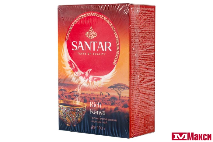 ЧАЙ "SANTAR" RICH KENYA ЧЕРНЫЙ ГРАНУЛИРОВАННЫЙ 100Г (МАЙ)