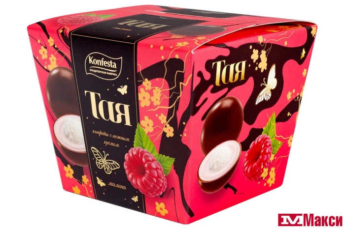 КОНФЕТЫ ГЛАЗИРОВАННЫЕ "ТАЯ" МАЛИНА 150Г (КОНФЕСТА)