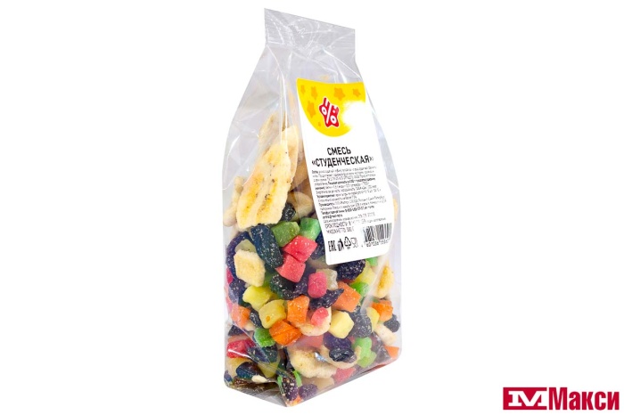 СМЕСЬ ФРУКТОВО-ОРЕХОВАЯ "СТУДЕНЧЕСКАЯ" 300Г