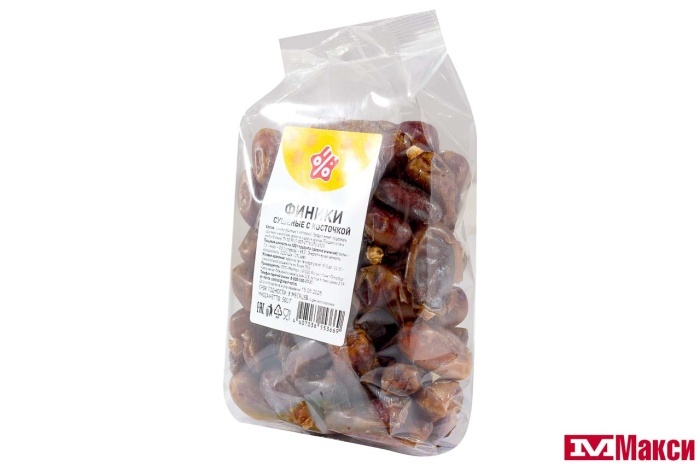 ФРУКТЫ СУШЕНЫЕ ФИНИКИ С КОСТОЧКОЙ 500Г