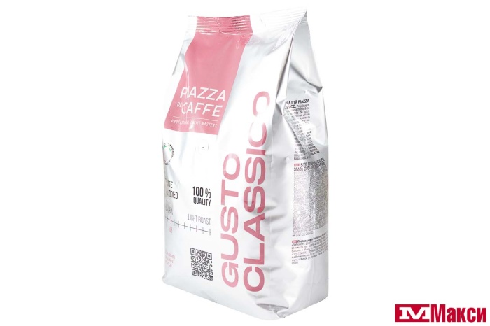 КОФЕ В ЗЕРНАХ "PIAZZA DEL CAFFE" GUSTO CLASSICO 900Г (ОРИМИ-ТРЭЙД)
