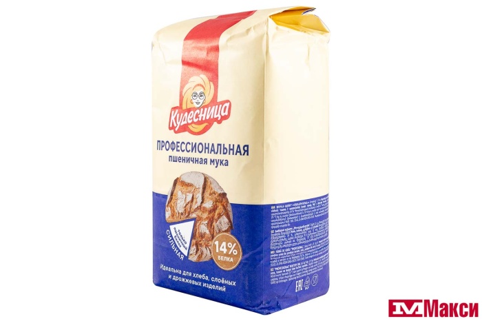 МУКА ПШЕНИЧНАЯ "КУДЕСНИЦА" ПРОФЕССИОНАЛЬНАЯ 1,9КГ