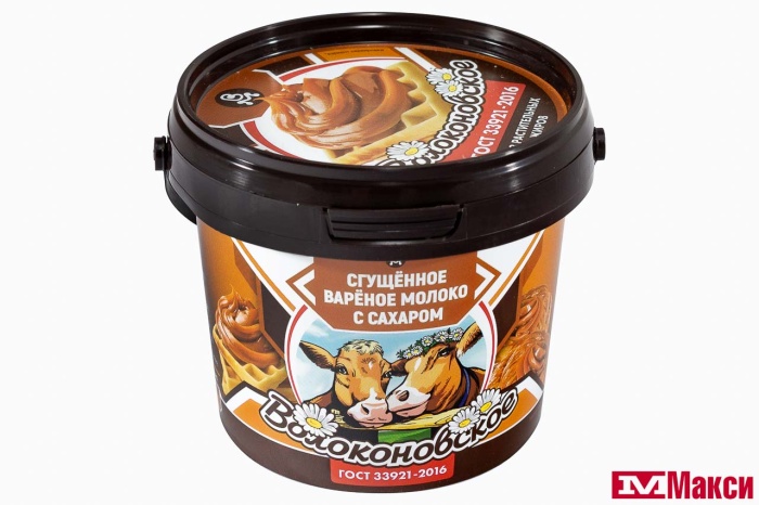 МОЛОКО СГУЩЕНОЕ "ВОЛОКОНОВСКОЕ" ВАРЕНОЕ С САХАРОМ 8,5% 400Г ПЛ/Б (БЕЛГОРОД)(БЗМЖ)
