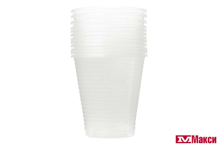 ПОСУДА: СТАКАН ОДНОРАЗОВЫЙ 100МЛ 12ШТ (СЕМЬЯ ДОВОЛЬНА)