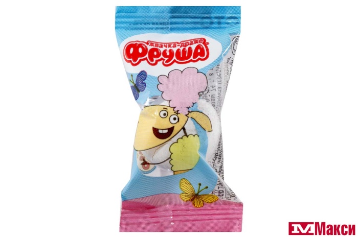 ЖЕВАТЕЛЬНАЯ РЕЗИНКА "ОТЕЛЬ У ОВЕЧЕК" ФРУША КРУГЛАЯ 16Г (ЭВР)