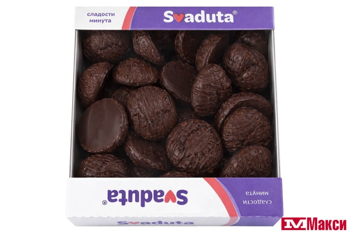 ПЕЧЕНЬЕ БИСКВИТНОЕ ГЛАЗИРОВАННОЕ С КОНДИТЕРСКОЙ ГЛАЗУРЬЮ 400Г (SVADUTA)