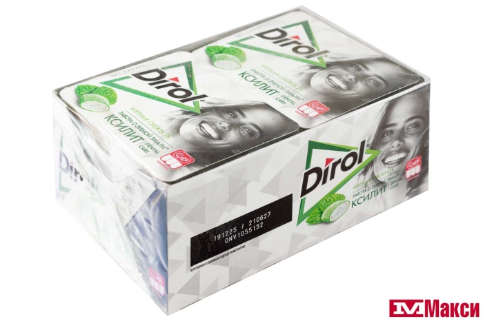 ЖЕВАТЕЛЬНАЯ РЕЗИНКА "DIROL" X-FRESH МЯТНАЯ СВЕЖЕСТЬ 16Г (МОН' ДЭЛИС РУСЬ)