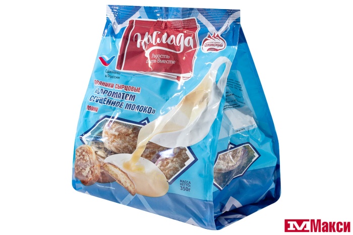 ПРЯНИКИ "САЖИНСКИЙ" С АРОМАТОМ СГУЩЕННОЕ МОЛОКО МИНИ 350Г (ВОРОНЕЖ)